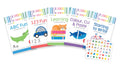 Contents of Little Genius 2E: 5-Pack of Activity Pads Age 3-4 - Lake Press - MPHOnline.com