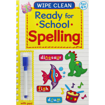 Ready For School Wipe Clean Spelling - MPHOnline.com