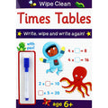 Wipe Clean With Pen 6+ Times Tables - MPHOnline.com