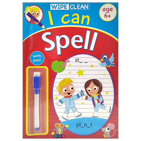 Wipe Clean 6+ I Can Spell - MPHOnline.com