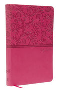 NKJV, Value Thinline Bible, Leathersoft, Pink, Red Letter, Comfort Print - MPHOnline.com