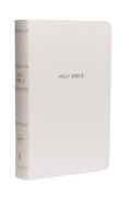 NKJV, Gift and Award Bible, Leather-Look, White, Red Letter, Comfort Print - MPHOnline.com