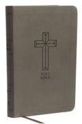 NKJV, Thinline Bible, Compact, Leathersoft, Black, Red Letter, Comfort Print - MPHOnline.com