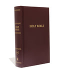 KJV, Pew Bible, Large Print, Hardcover, Burgundy, Red Letter, Comfort Print - MPHOnline.com