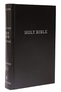 KJV, Pew Bible, Large Print, Hardcover, Black, Red Letter, Comfort Print - MPHOnline.com