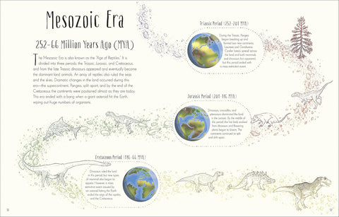 A look inside DK Children's Anthologies: Dinosaurs and Other Prehistoric Life (chapter on the Mesozoic Era) - MPHOnline.com