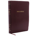 KJV Holy Bible, Giant Print Center-Column Reference Bible, Burgundy Leather-look, 53,000 Cross References,  Red Letter, Comfort Print: King James Version - MPHOnline.com