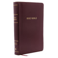 KJV Holy Bible, Personal Size Giant Print Reference Bible, Burgundy Leather-Look, 43,000 Cross References, Red Letter, Comfort Print: King James Version - MPHOnline.com
