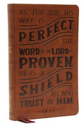 NKJV, Personal Size Reference Bible, Verse Art Cover Collection, Leathersoft, Tan, Red Letter, Comfort Print - MPHOnline.com