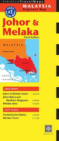JOHOR & MELAKA TRAVEL MAP 3ED - MPHOnline.com