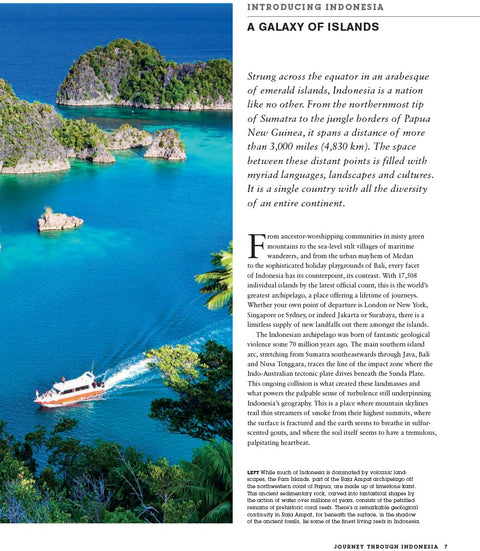 A look inside Journey Through Indonesia: An Unforgettable Odyssey Across the World's Largest Island Nation Including Java, Sumatra, Bali, Borneo, Sulawesi and Komodo (introduction) - Tuttle - MPHOnline.com 