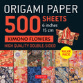 Origami Paper 500 sheets Kimono Flowers 6" - MPHOnline.com