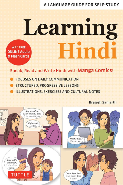 Learning Hindi: Speak, Read and Write Hindi with Manga Comics! A Language Guide for Self-Study - MPHOnline.com