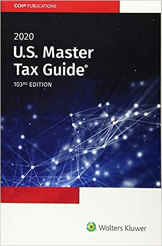 U.S. Master Tax Guide (2020) 103rd 2020 ed. Edition - MPHOnline.com