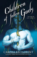 Tisaanah bargained away her own freedom to save those she left behind in slavery. Now, bound by her blood pact, she must fight the Orders' war – and Max is determined to protect her at all costs. As Tisaanah and Max become ensnared in a web of ancient magic and twisted secrets, what are they willing to sacrifice for victory, for power and for love? This is Carissa Broadbent's CHILDREN OF FALLEN GODS, now at MPHOnline.com.