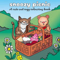 Snoozy Picnic: A cute and cozy colouring book - MPHOnline.com