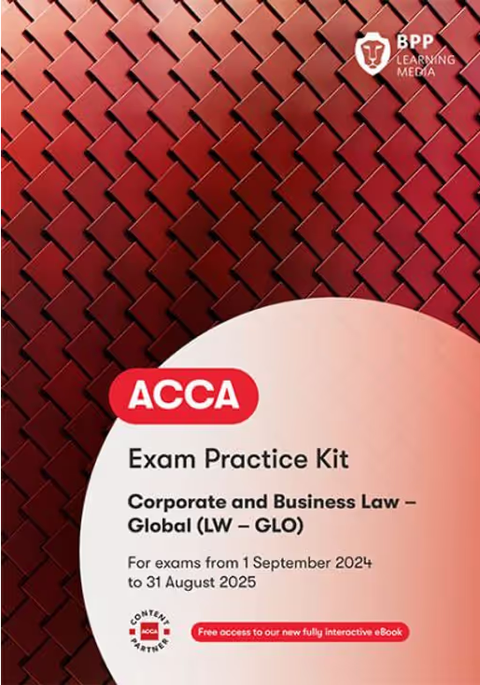 ACCA 2024-25 F4 Corporate & Business Law (Global): Practice & Revision Kit [Pre-Order] - MPHOnline.com