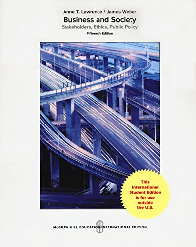 Business & Society: Stakeholders Ethics Public Policy 15th Ed. - MPHOnline.com