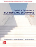 ISE Statistical Techniques in Business and Economics, 19Ed. - MPHOnline.com