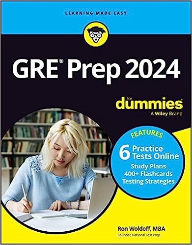 GRE Prep 2024 for Dummies with Online Practice, 12Ed. - MPHOnline.com