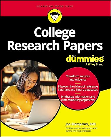 College Research Papers For Dummies - MPHOnline.com