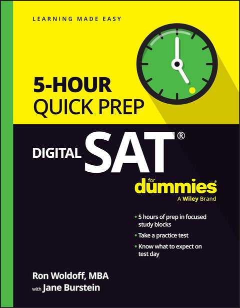 Digital SAT 5 Hour Quick Prep For Dummies - MPHOnline.com