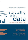 Celebrate a decade of data storytelling with this special 10th anniversary edition of STORYTELLING WITH DATA. Featuring luxury cloth binding, refreshed visuals, and expanded content with new insights, this collector's edition builds on the classic's foundational lessons, empowering you to craft persuasive data stories. Now at MPHOnline.com.