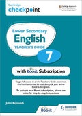 Cambridge Checkpoint Low Sec English Teacher's Guide 7 With Boost Subscription:Third Edition - MPHOnline.com