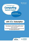 Cambridge Primary Computing Teacher's Guide Stage 1 With Boost Subscription - MPHOnline.com