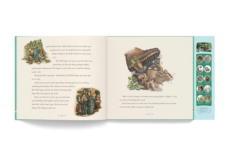A look inside The Classic Tale of Peter Rabbit (A Press and Play Storybook) - Applesauce Press - MPHOnline.com