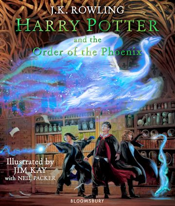 Harry Potter 05 Order of the Phoenix Illustrated Edition (HC) - MPHOnline.com