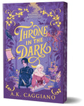 The son of a demon about to fulfil his dark destiny is not about to let the obnoxious blonde who was accidentally chained to him - magically - disrupt his plans. But the longer she sticks around the more she starts to grow on him... Get the deluxe edition of THRONE IN THE DARK by A.K. Caggiano, first in the Villains & Virtues series, now at MPHOnline.com.