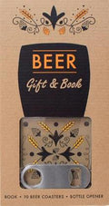 Beer Gift & Book: Book, 10 Beer Coasters, Bottle Opener - MPHOnline.com