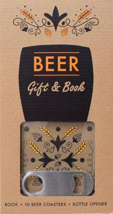 Beer Gift & Book: Book, 10 Beer Coasters, Bottle Opener - MPHOnline.com