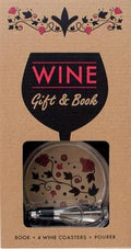 Wine Gift & Book: Book, 4 Coasters, Pourer - MPHOnline.com