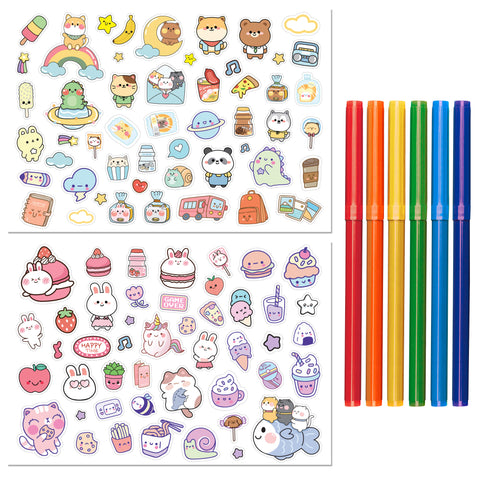 Kawaii Wonderland Colouring Set with Lap Desk - MPHOnline.com