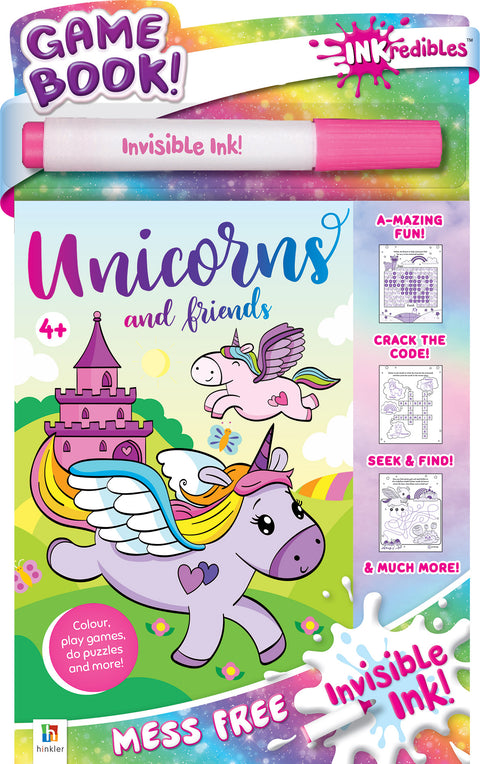 Inkredibles: Invisible Ink Unicorns and Friends - MPHOnline.com