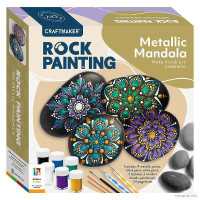 Craft Maker Paint Your Own Metallic Rocks - MPHOnline.com