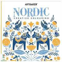 Art Maker Nordic Colouring Book - MPHOnline.com