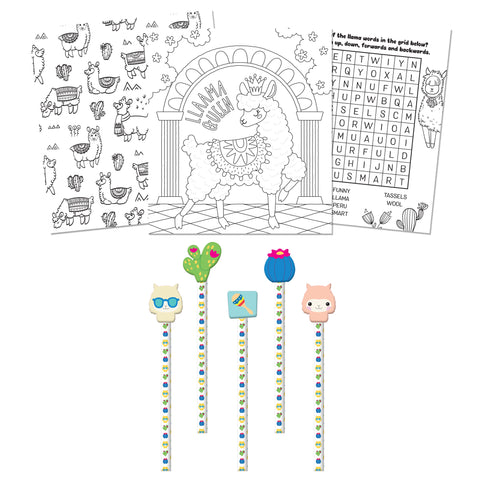 No Prob-Llama Colouring & Activity Set - MPHOnline.com