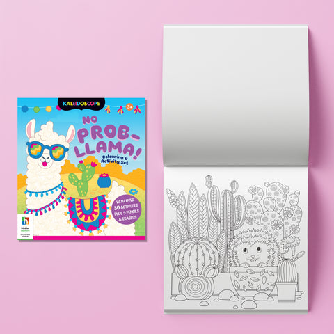 No Prob-Llama Colouring & Activity Set - MPHOnline.com