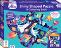 Cosmic Space Mission Shiny Shaped Puzzle with Book - MPHOnline.com