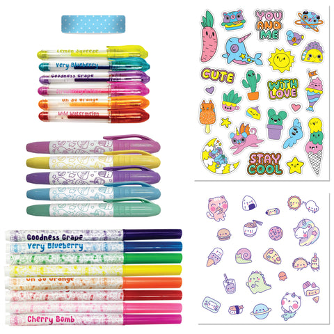 Kaleidoscope Colouring: Kawaii Ultimate Activity Kit - MPHOnline.com