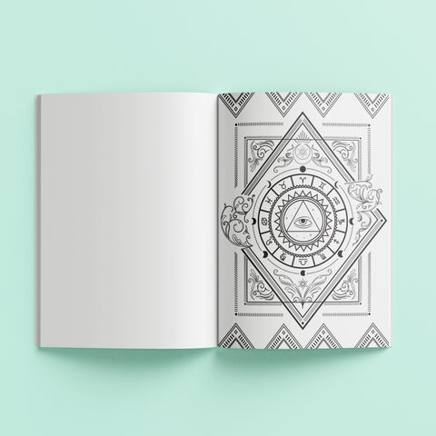 Art Maker Tarot Colouring Book - MPHOnline.com