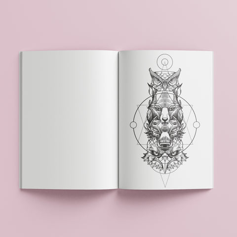 Art Maker Modern Witch Colouring Book - MPHOnline.com