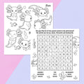 Adorable Axolotls Colouring and Activity Set - MPHOnline.com