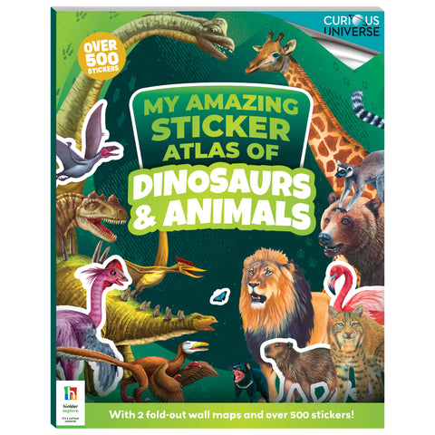 Incredible Sticker Atlas: Dinosaurs And Animals - MPHOnline.com