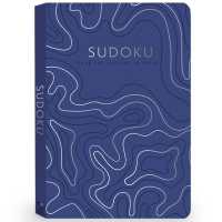 Faux Leather Puzzle Sudoku (Dark Blue) - MPHOnline.com