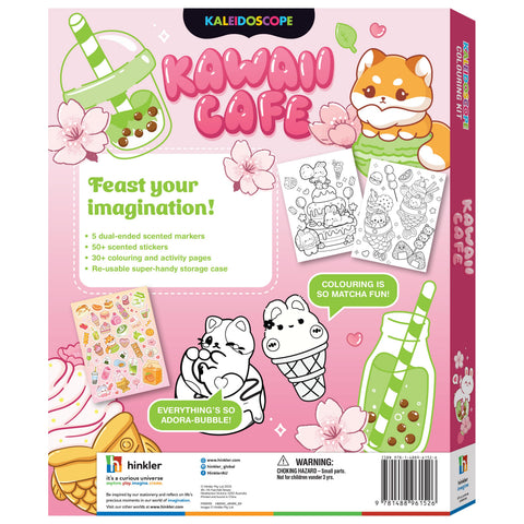 Kaleidoscope Colouring Kit Kawaii Cafe - MPHOnline.com