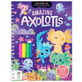 Kaleidoscope Colouring Amazing Axolotls (Wiro with 4 Pens) - MPHOnline.com